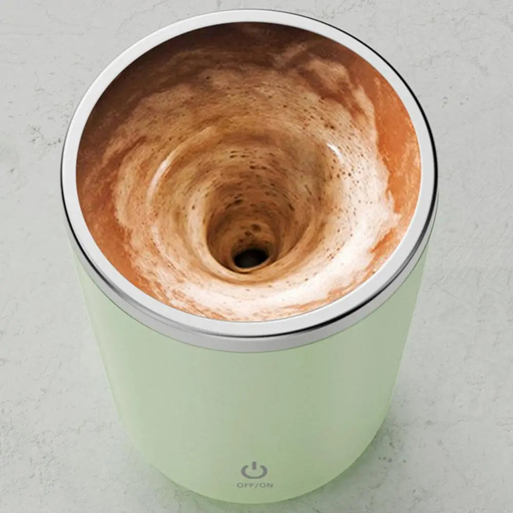 350ml Automatic Self Stirring Mug Coffee Milk Juice Mixing Cup Electric Stainless Steel Lazy Rotating Mug Magnetic Stirring Cup Kitchen Gadgets - Image #9