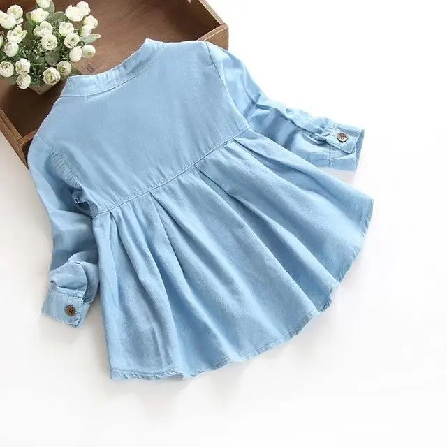 2018 Fashion Kid Baby Girls dress Long Sleeve - Image #2