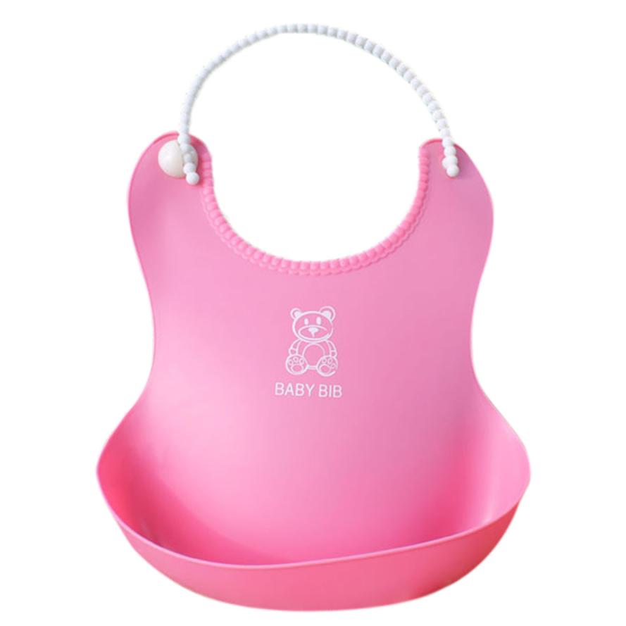 Baby Bibs&Burp Clothes Bib silicone Waterproof Kids Boys Girls Feeding Eromxe
