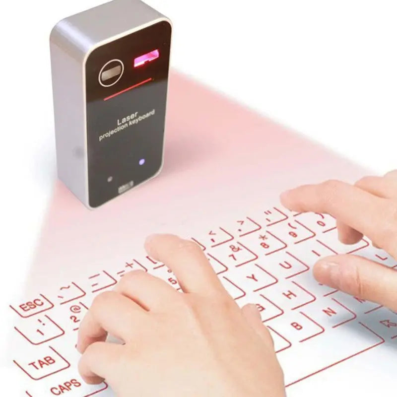 Bluetooth Wireless Laser Keyboard Eromxe