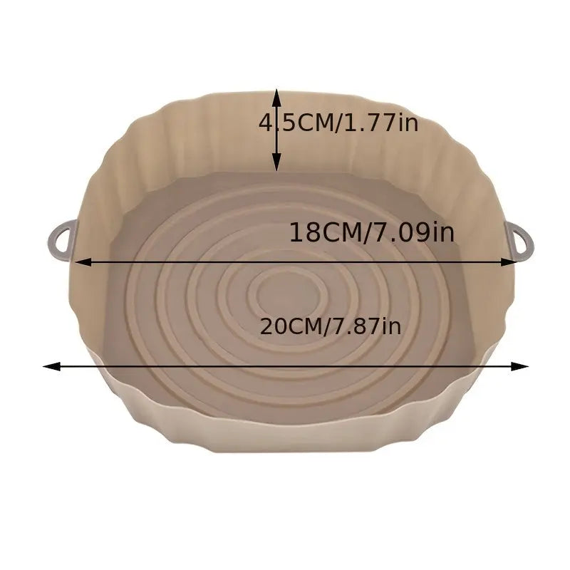 Air Fryer Usable Silicone Liner Eromxe