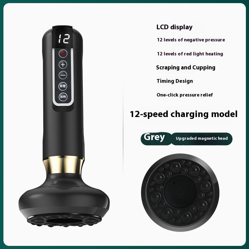 Electric Breathing Heating Wireless Scraping Massage Instrument