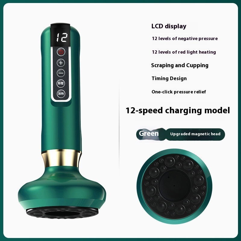 Electric Breathing Heating Wireless Scraping Massage Instrument