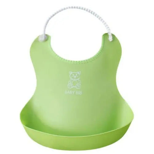 Baby Bibs&Burp Clothes Bib silicone Waterproof Kids Boys Girls Feeding Eromxe