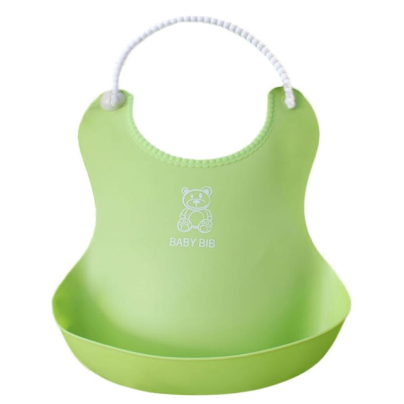 Baby Bibs&Burp Clothes Bib silicone Waterproof Kids Boys Girls Feeding Eromxe