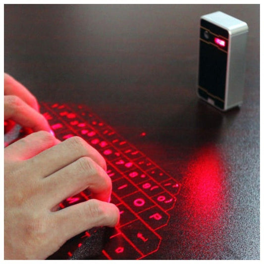 Bluetooth Wireless Laser Keyboard Eromxe
