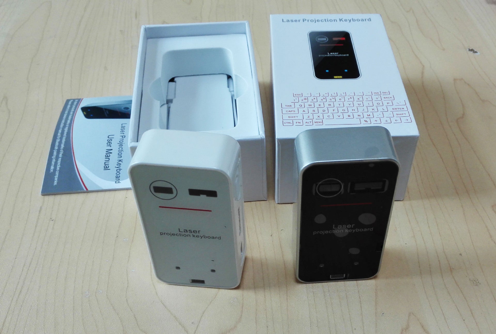 Bluetooth Wireless Laser Keyboard Eromxe