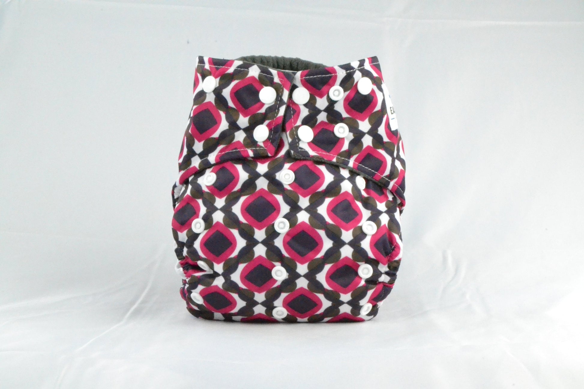 Earthlie Cloth Diaper - Red & Black Eromxe