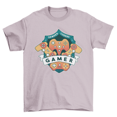 Gamer shield joystick t-shirt Eromxe