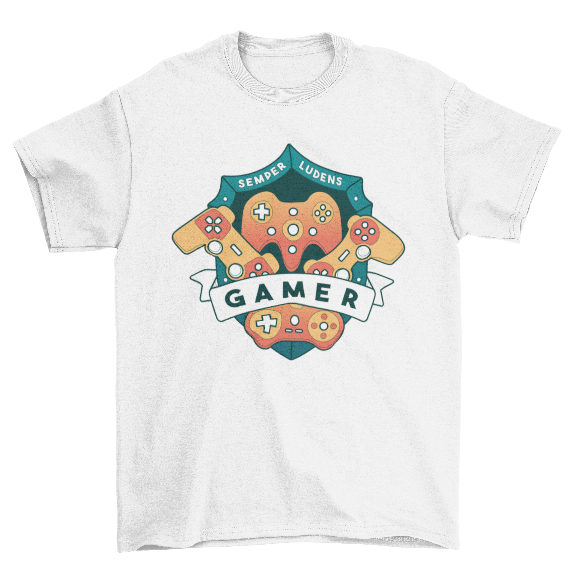 Gamer shield joystick t-shirt Eromxe