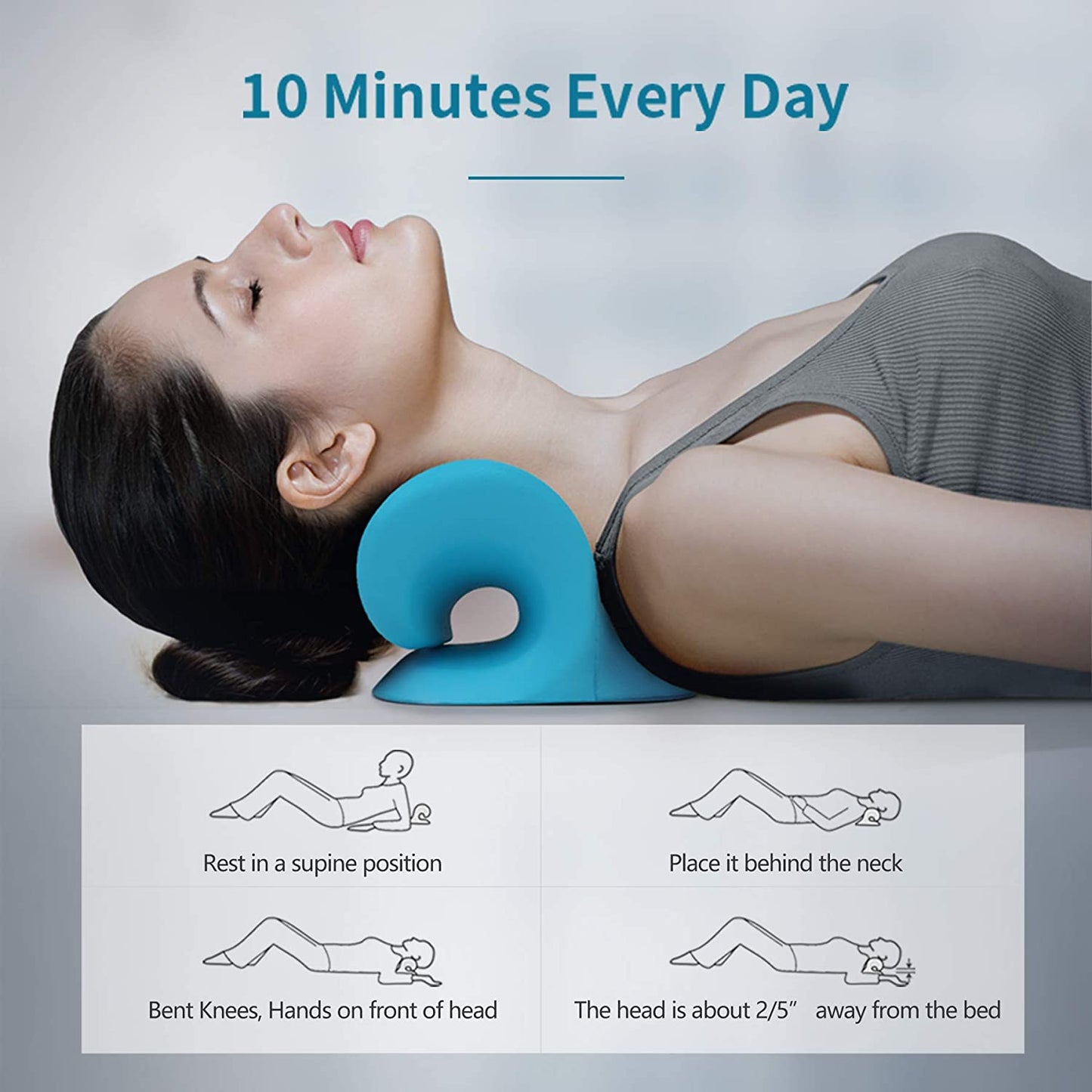 Neck Cloud, Restcloud, Neck Stretcher cervical traction device Eromxe