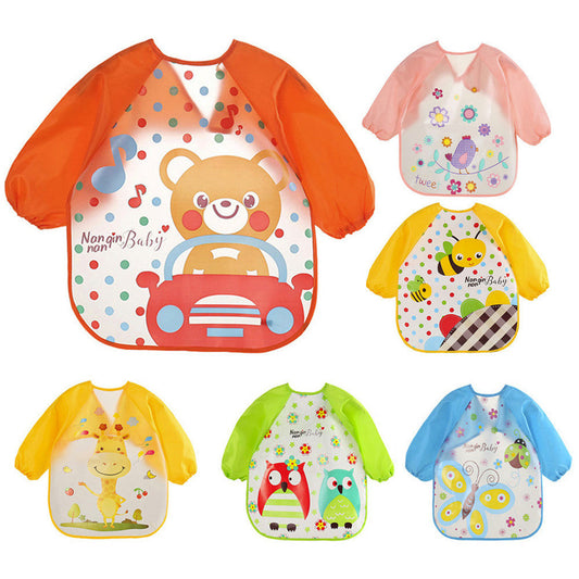 New Baby Bibs Burp Cloths Waterproof Cartoon Eromxe